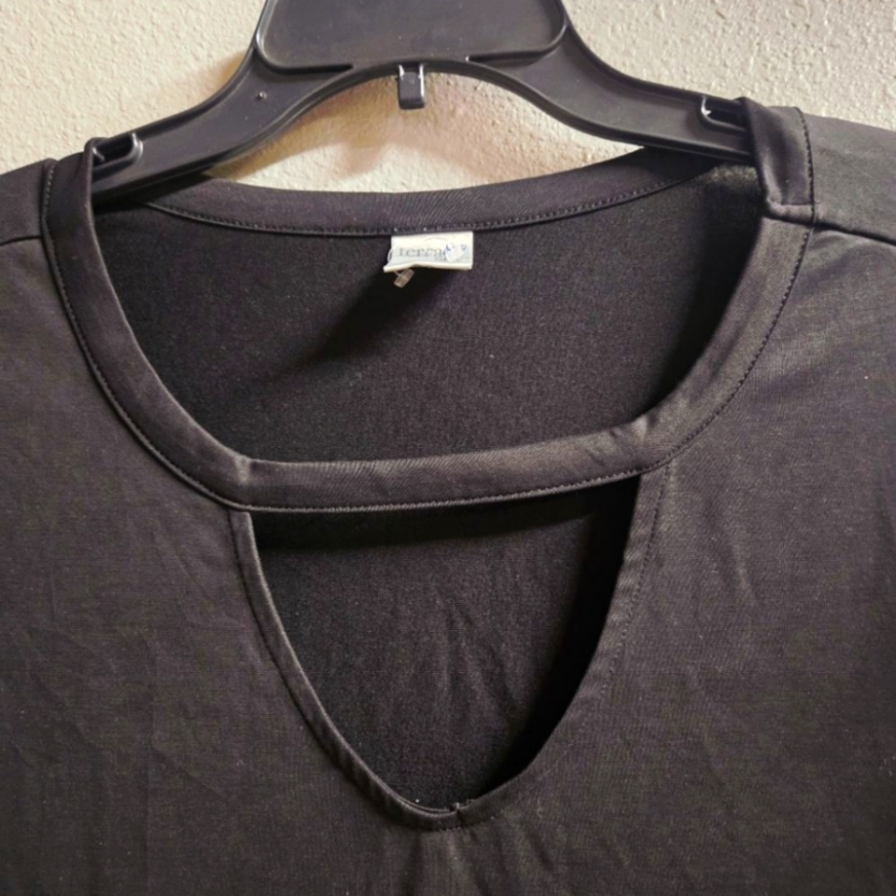 NWOT! Terra & Sky Ruffle Sleeve Top - Picture 2 of 6